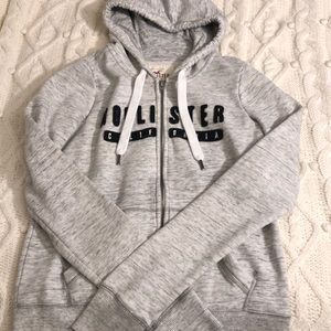 Hollister grey hoodie